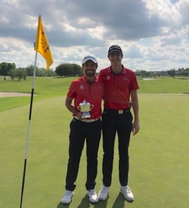David Ravetto et Charles Larcelet au championnat d'Argentine