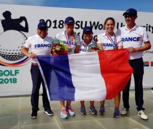 L'équipe de France universitaire féminine