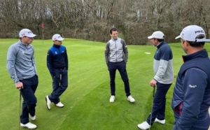 Nathan Trey avec Jose Maria Olazabal
